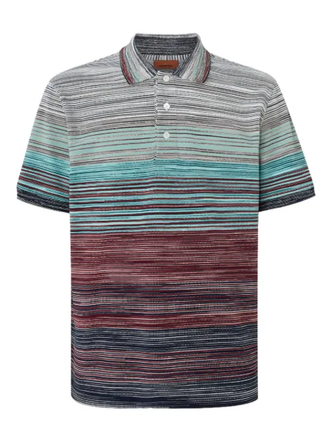 Missoni striped cotton polo shirt