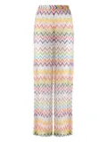 Missoni Zigzag-pattern trousers - White