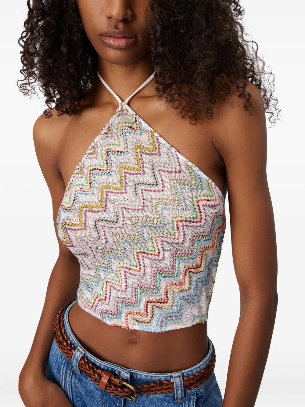 MISSONI ZIGZAG-PATTERN TOP