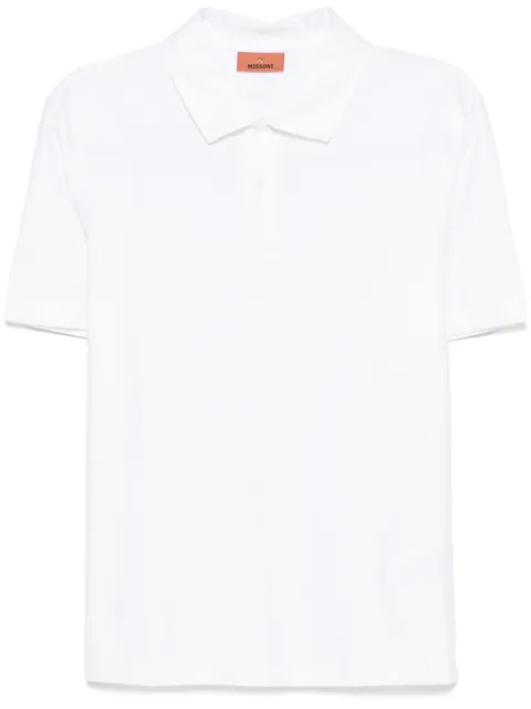 Missoni playera tipo polo con motivo en zigzag