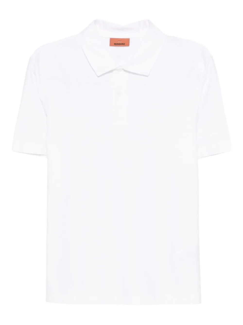 Missoni Poloshirt met zigzag-patroon Wit