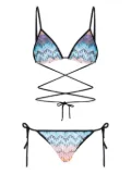 Missoni zigzag-pattern bikini - Black
