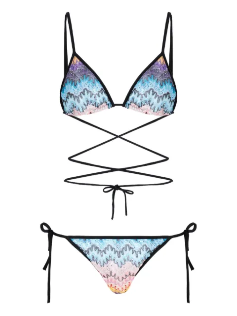 Missoni zigzag-pattern bikini 