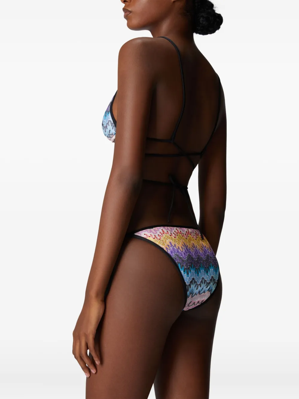 Missoni Bikini met zigzag patroon Zwart