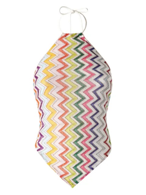Missoni top entretejido en zigzag