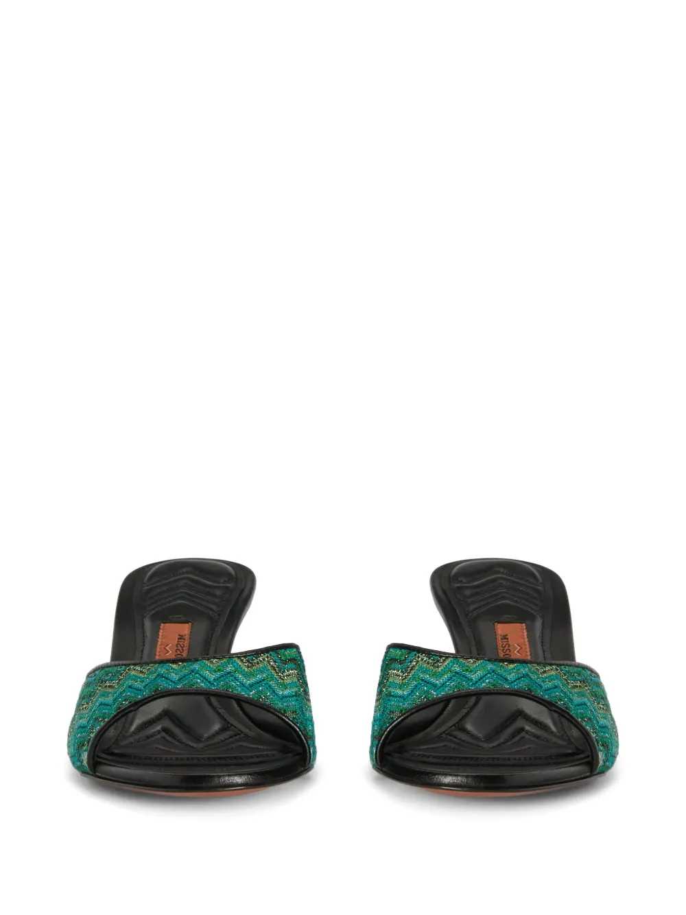 Missoni Zig Zag sandals Green