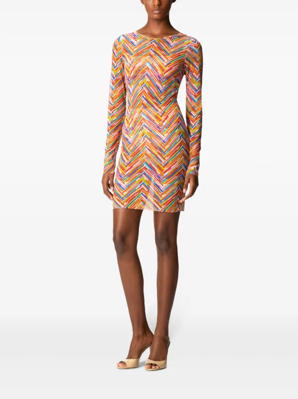 Missoni Printed Mini Dress | Orange | FARFETCH