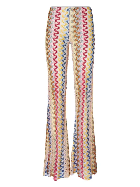 Missoni pantalon à motif zig-zag