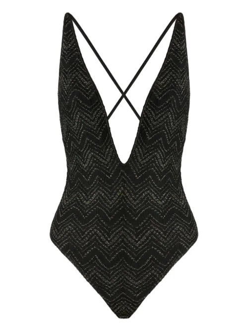 Maillot de bain à motif zigzag - Missoni - Modalova