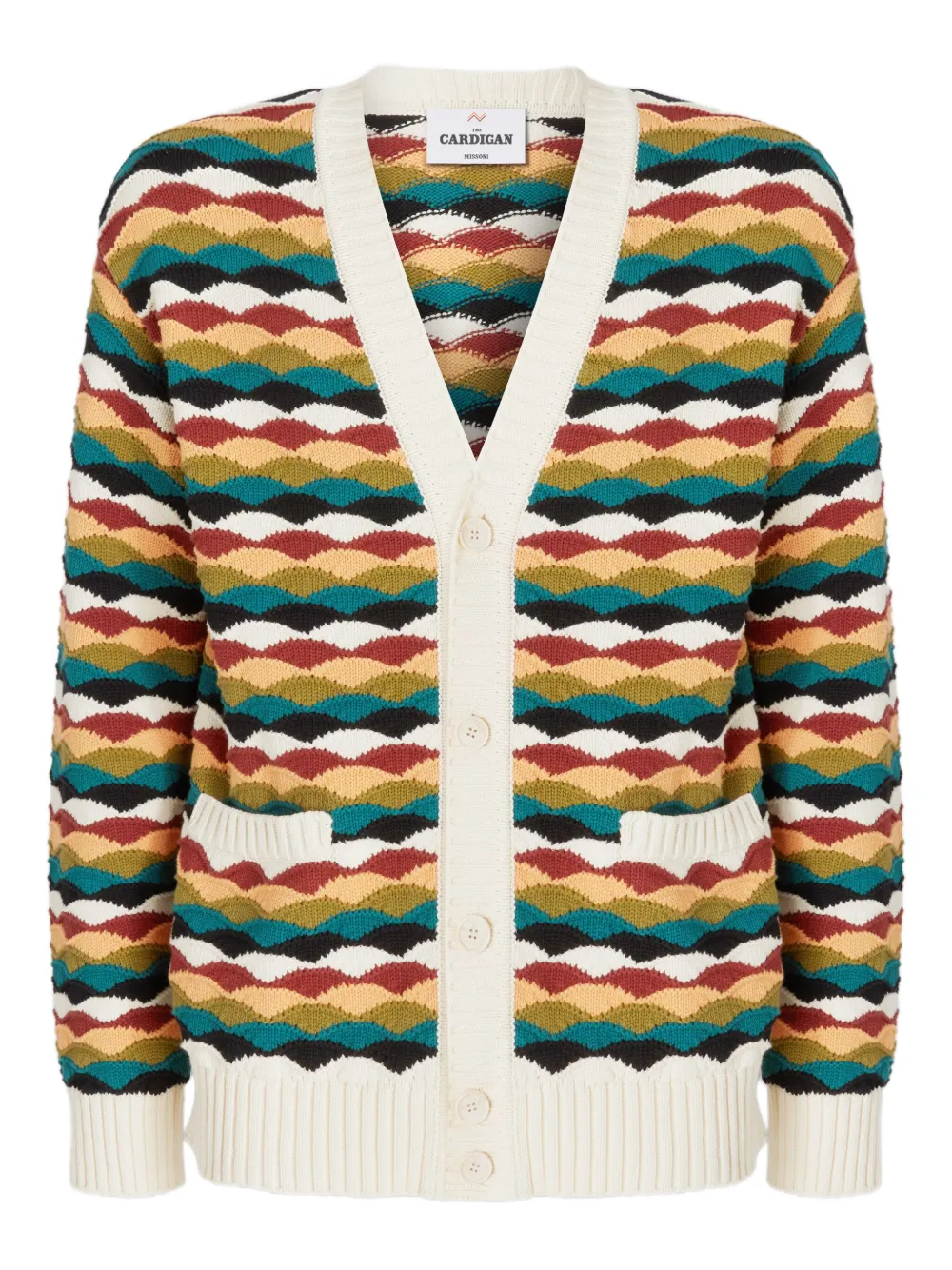 Missoni patterned-jacquard cardigan | White | Image 1