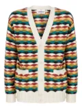 Missoni patterned-jacquard cardigan - White