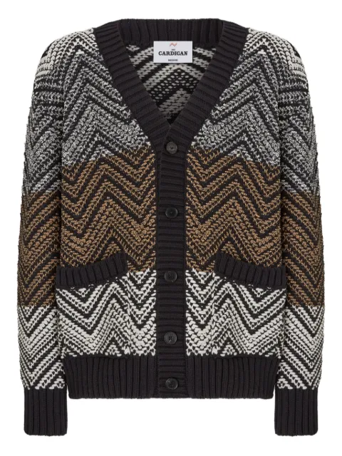 Missoni cárdigan de tejido chevron