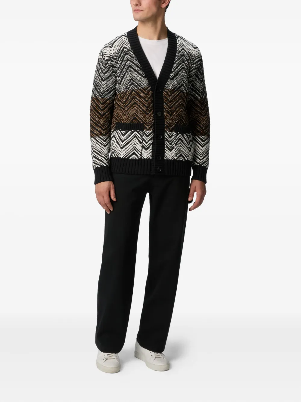 Missoni chevron-knit cardigan | Cardigans | Image 2