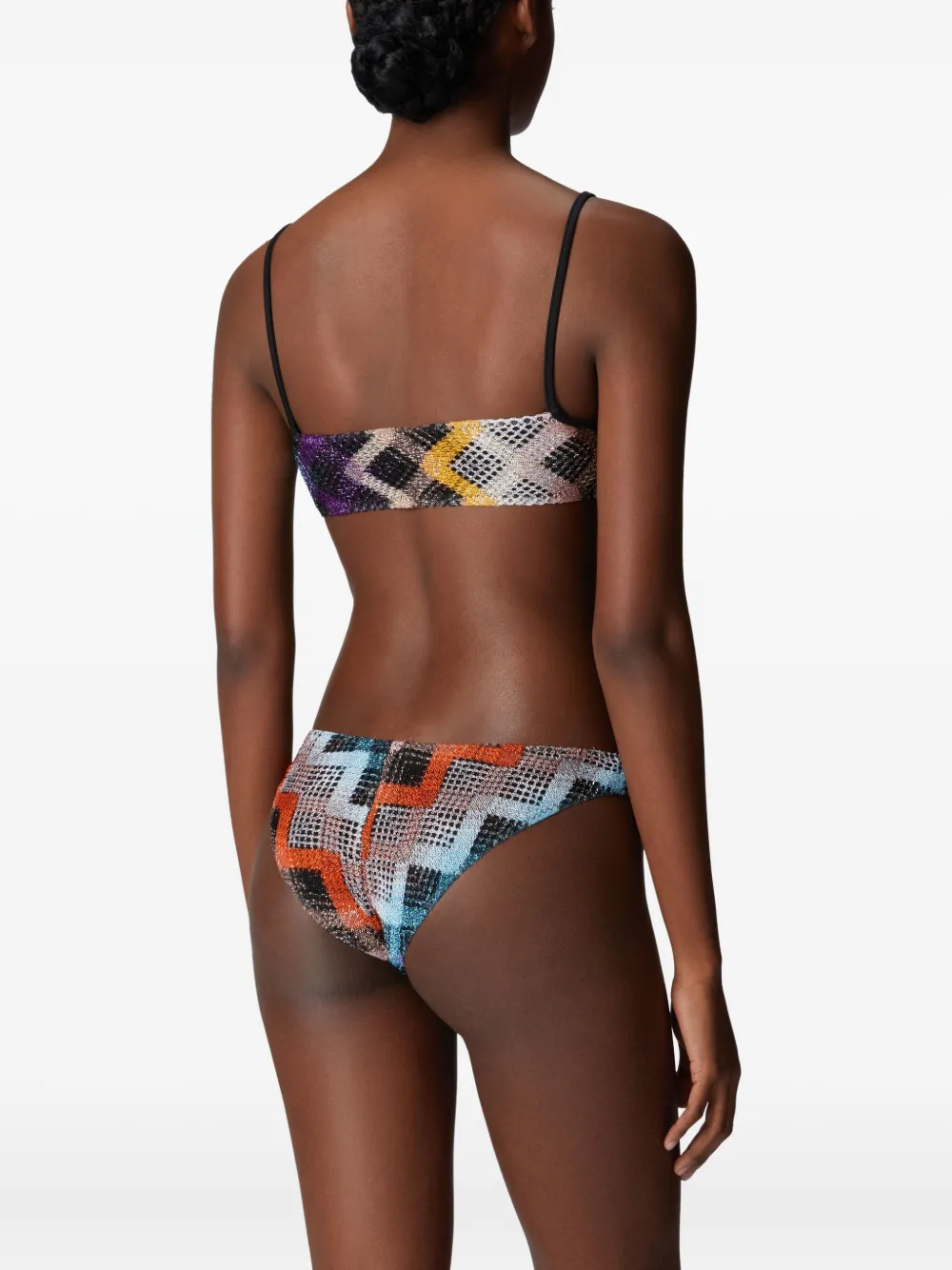Missoni Bikini met zigzag patroon Zwart