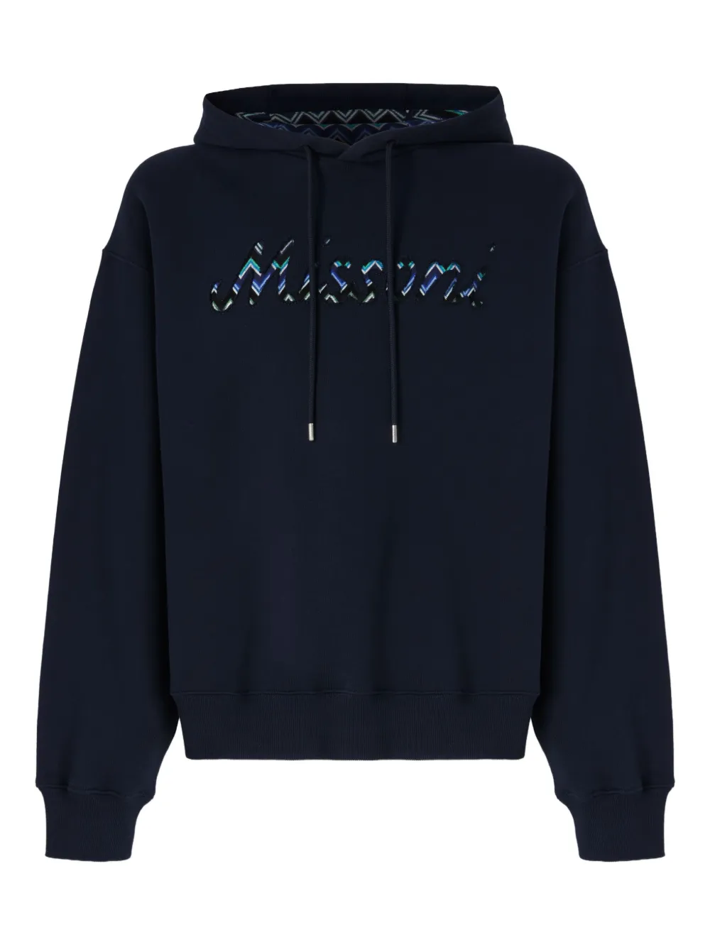 logo-appliqué hoodie