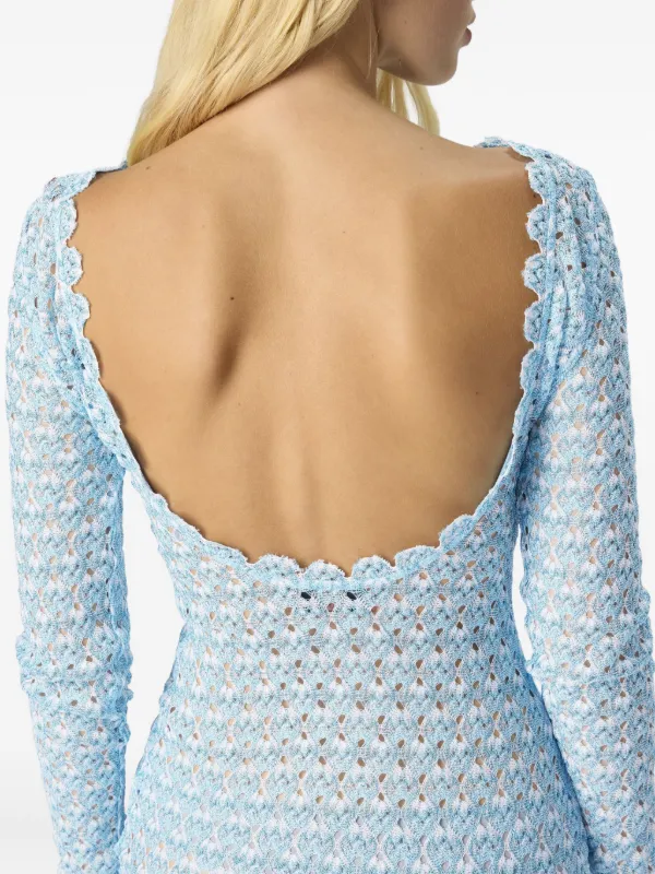 missoni crochet dress Crochet-Knit Gathered Maxi A modern elegance defines the short long MISSONI MULTICOLOURED WRAP EFFECT CROCHET-KNIT