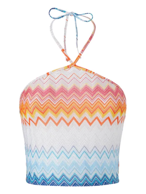 Haut en maille à motif zigzag - Missoni - Modalova