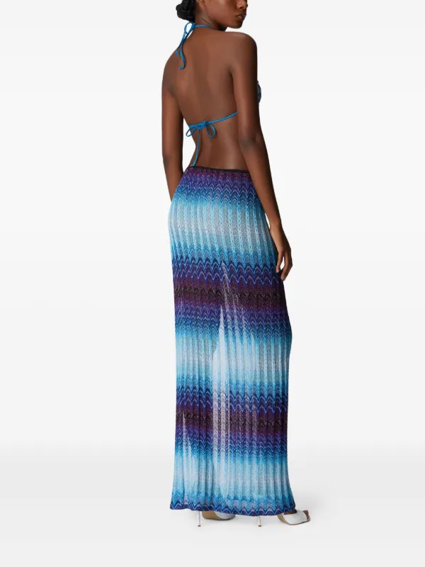 Missoni Zigzag-pattern Maxi Skirt | Blue | FARFETCH