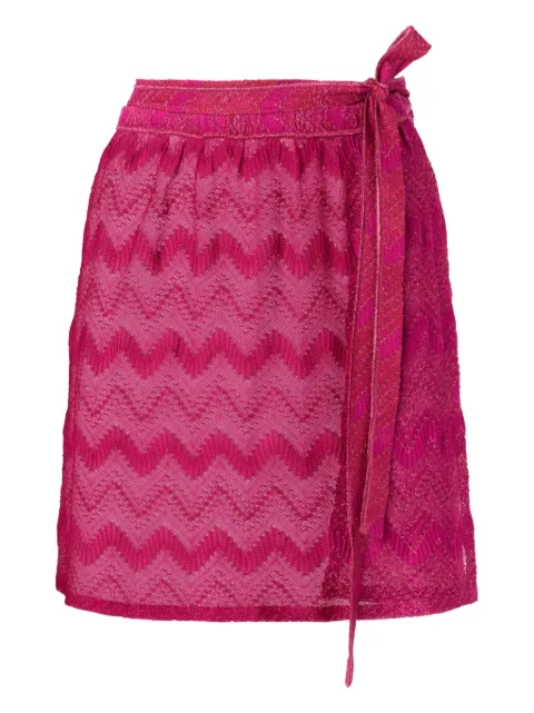 Missoni pareo con motivo en zigzag