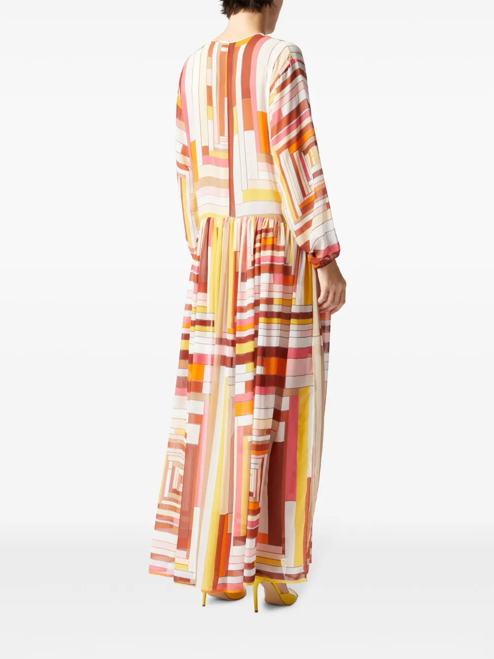 Missoni Strandjurk met print Oranje
