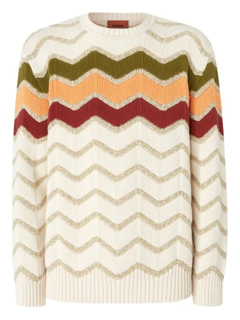 Missoni suéter con motivo en jacquard