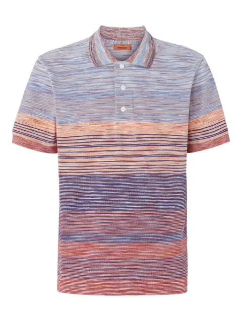 Missoni playera tipo polo con rayas estampadas