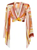 Missoni printed top - Orange