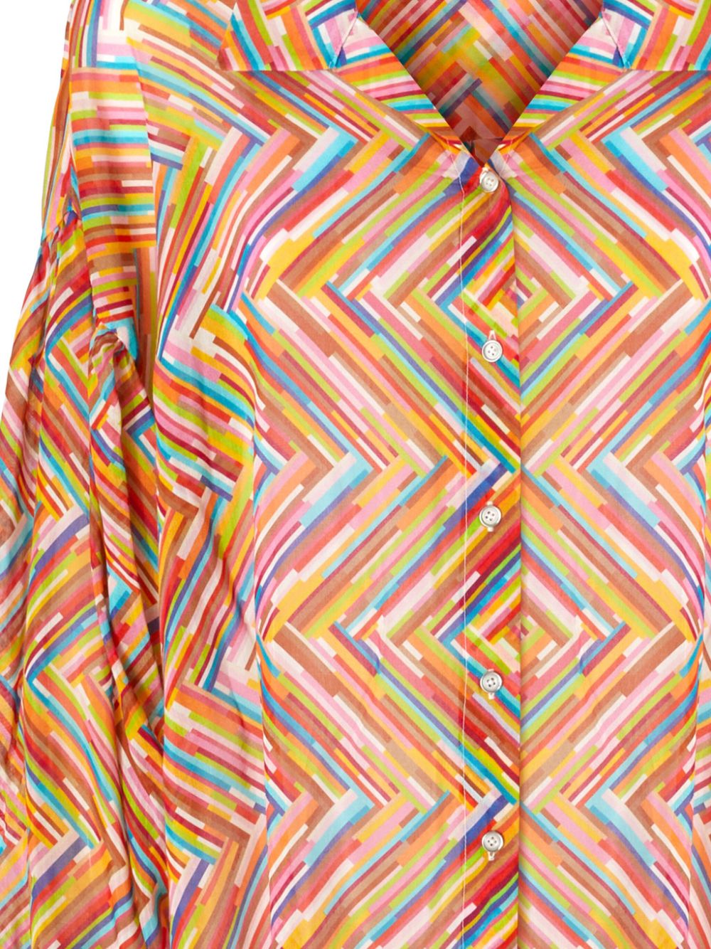 Missoni printed beach dress - Oranje