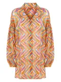 Missoni printed beach dress - Orange