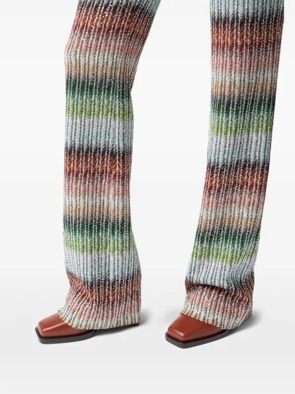 Missoni ジグザグパターン ストレートパンツ | マルチカラー