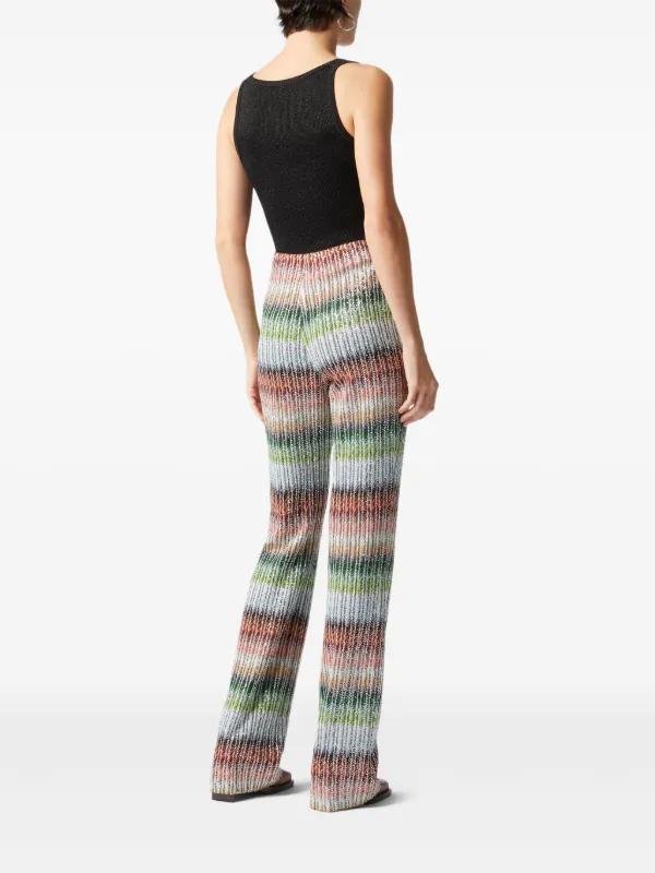 Missoni ジグザグパターン ストレートパンツ | マルチカラー