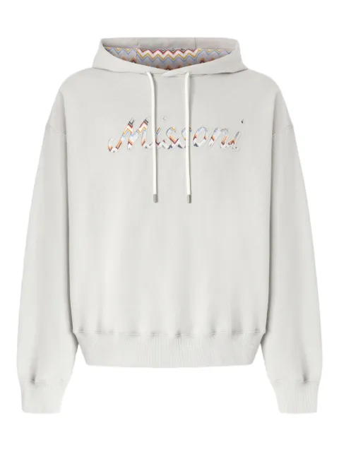 Missoni hoodie con aplique del logo