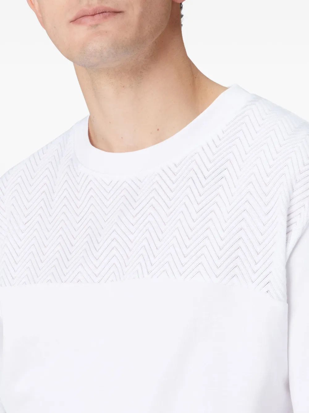 Missoni T-shirt met vlakken Wit