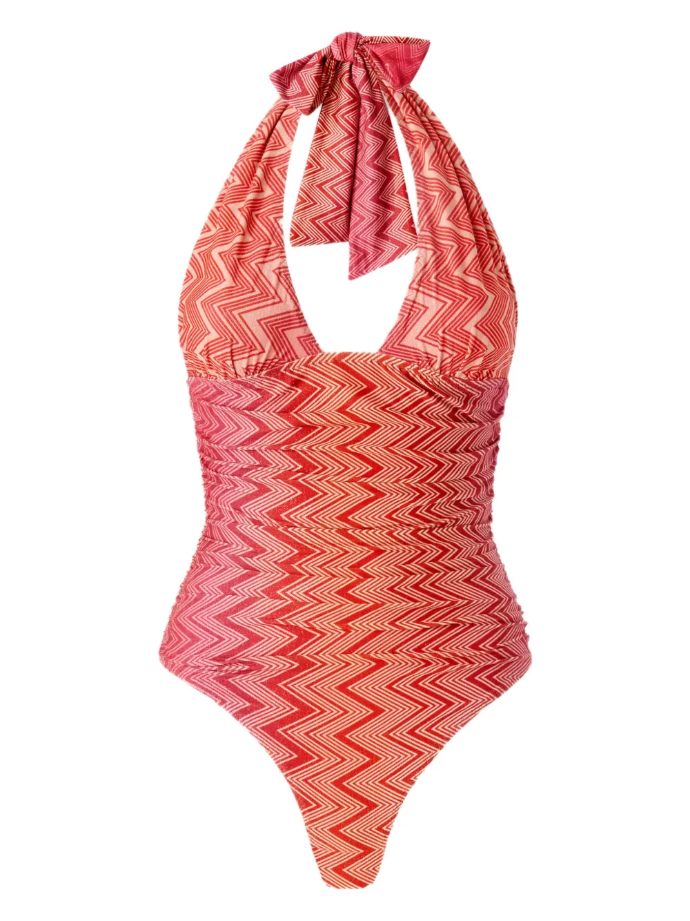Missoni Badpak met zigzagprint Roze