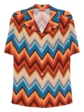 Missoni zigzag pocket shirt - Orange