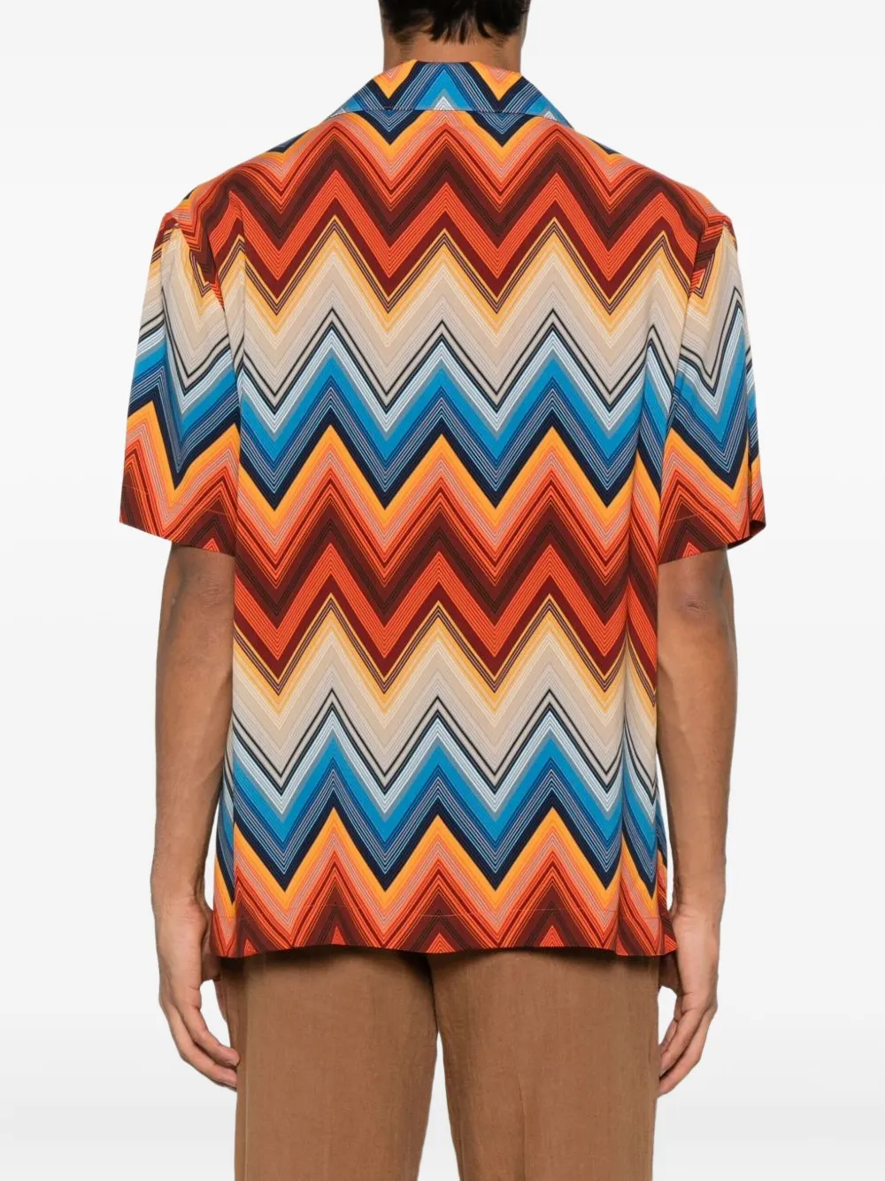 Missoni Zigzag Pocket Shirt | Orange | FARFETCH