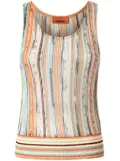 Missoni striped tank top - Neutrals