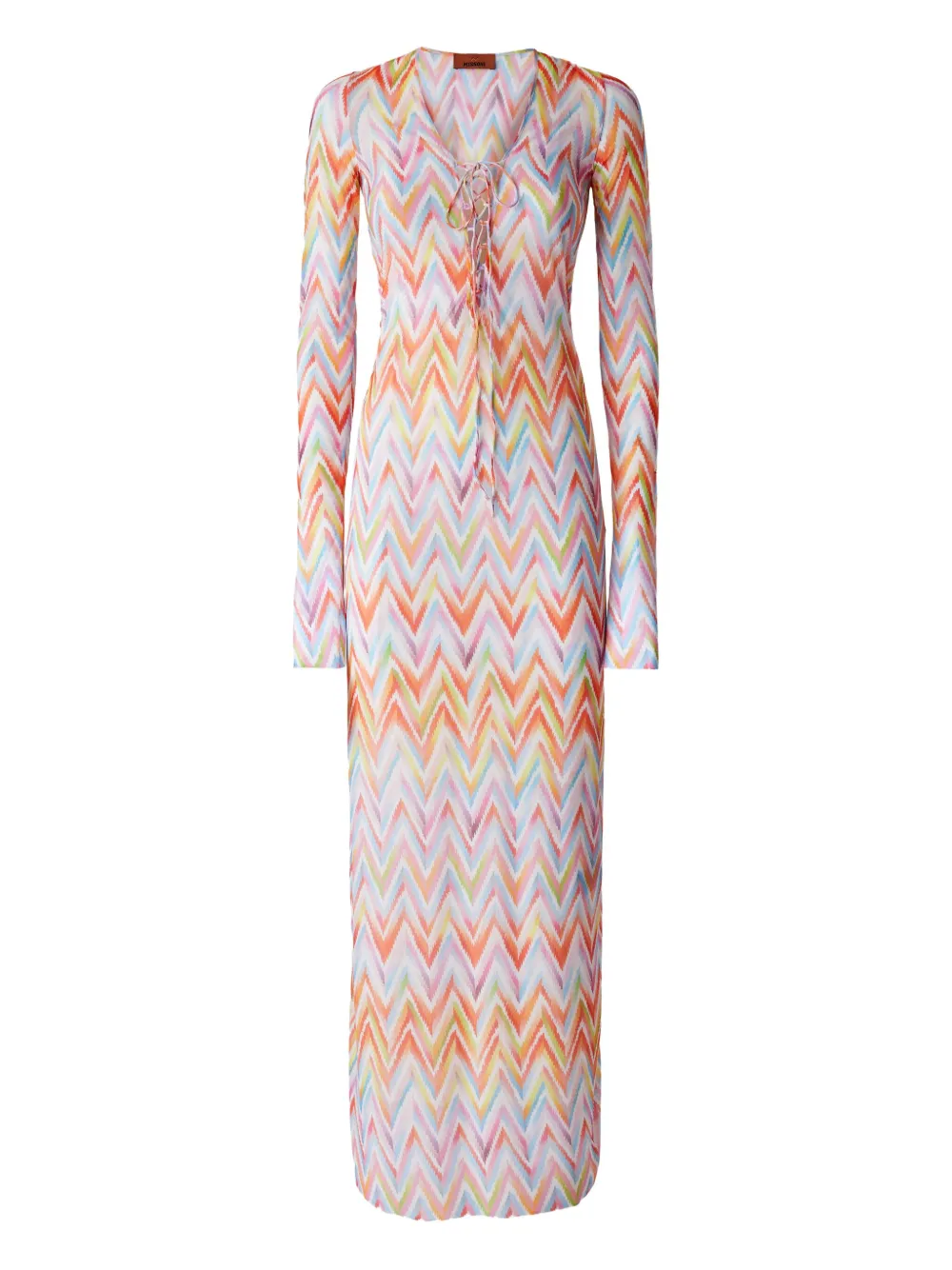 Missoni Kleid mit Zickzackmuster - Blau