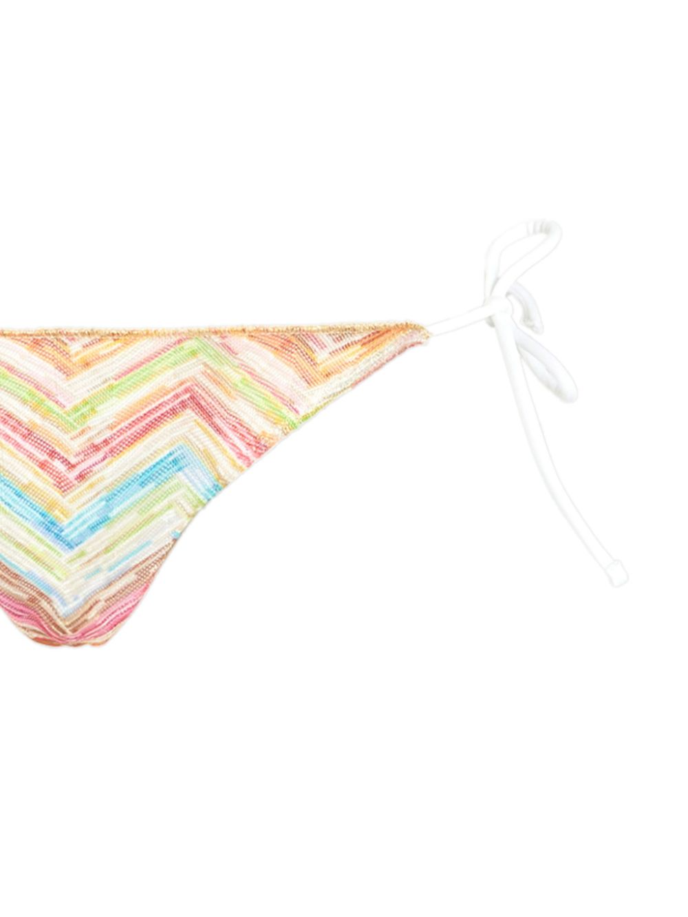 Missoni zigzag-knit bikini set - Wit