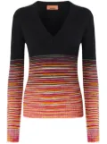 Missoni dégradé-effect cashmere sweater - Black