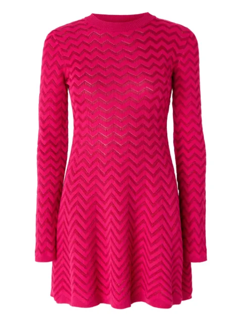 Missoni vestido corto con motivo en zigzag