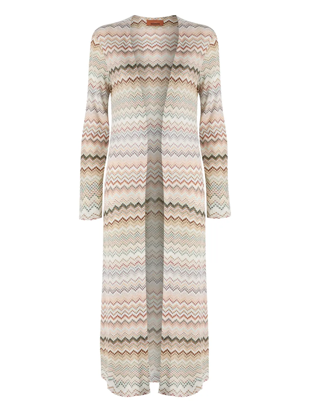 Missoni zigzag-pattern cardi-coat | Neutrals | Image 1