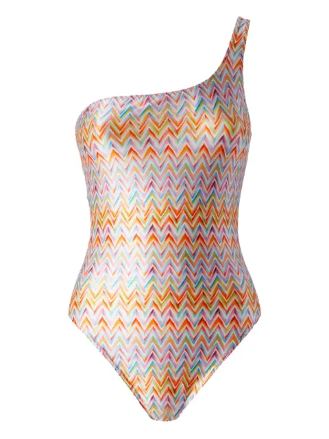 Missoni traje de baño con motivo en zigzag