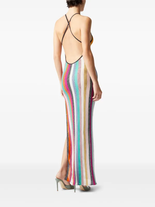 Missoni Striped Maxi Dress | Pink | FARFETCH