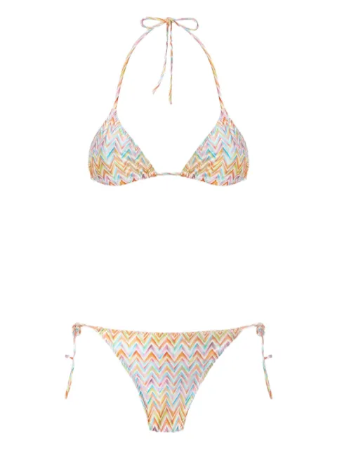 Missoni chevron-pattern bikini
