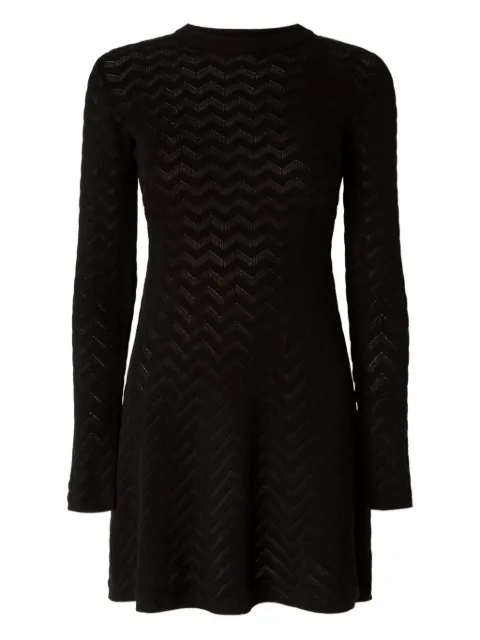Missoni vestido corto con motivo en zigzag