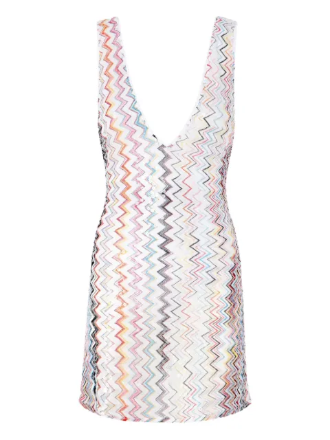 Missoni Abito corto con motivo a zigzag