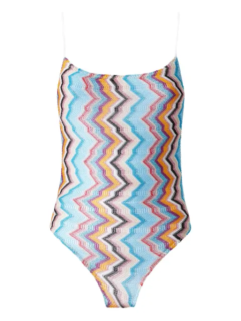 Missoni مايوه بنقش متعرج