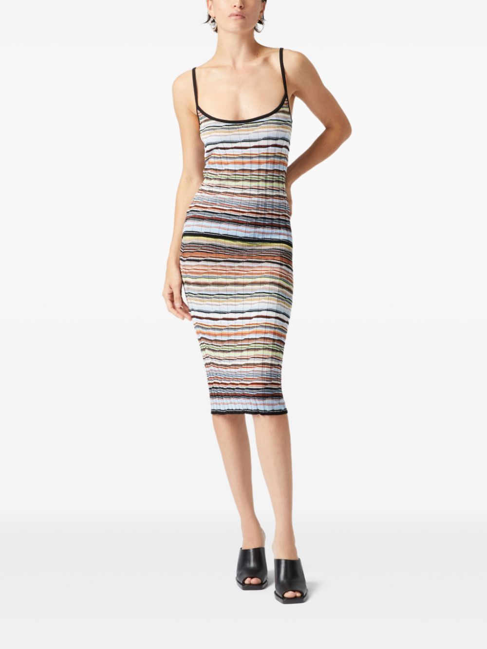 Missoni striped pencil skirt - Blauw