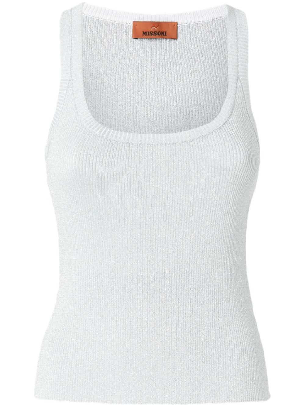 Missoni lurex tank top - Grey